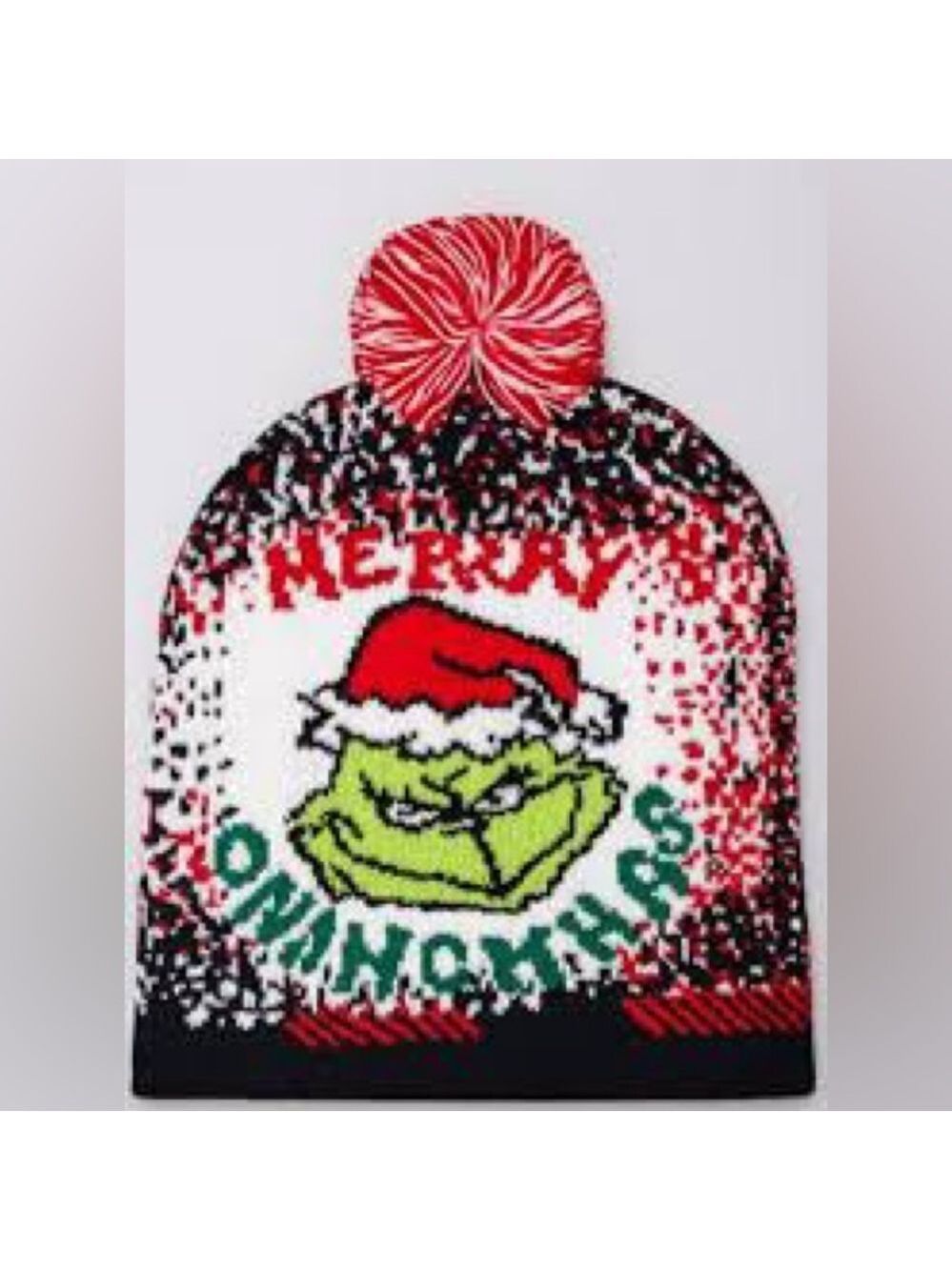The Grinch Light Up Knit Beanie Unisex